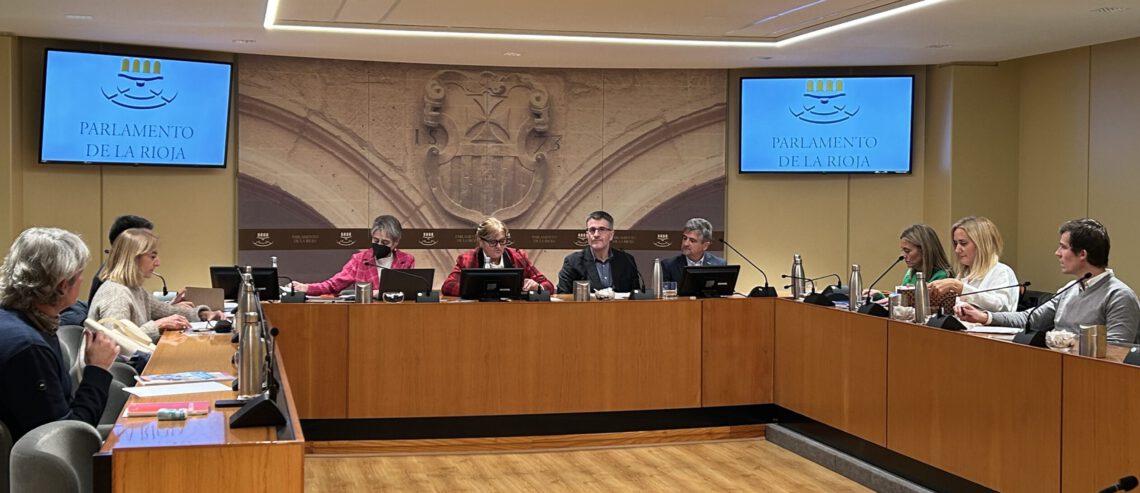 Ponencia Oscar Pérez en el Parlamento de La Rioja uso de nuevas tecnologías adolescentes